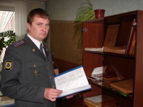 Служба безопасности защищает милицию от криминала Дмитрий Хулин. Фото пресс-службы УВД по Брянской области