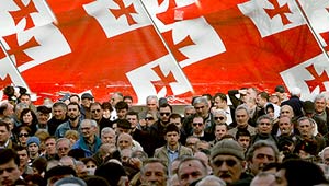 Оппозиция требует выхода Грузии из СНГ Изображение: Дни.ру