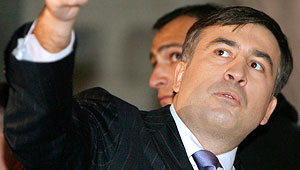 Саакашвили увидел в небе знак Изображение: Дни.ру