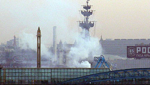 Москву парализовали огонь и вода Изображение: Дни.ру