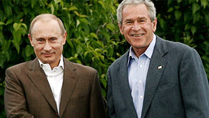 Путин и Буш оставят наказ потомкам Изображение: Дни.ру