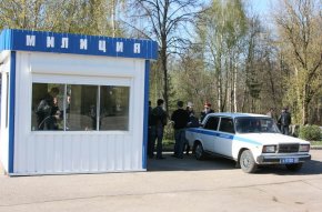 Кургану Бессмертия – порядок и благоустройство Фото пресс-службы УВД по Брянской области