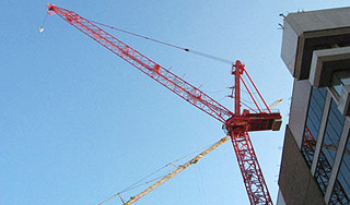 В Зеленограде кран упал на школу Изображение: Дни.ру