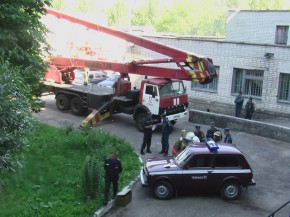 В детской областной больнице тушили условный пожар