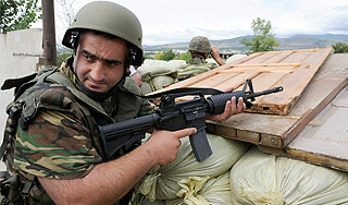 Грузия расстреливает осетинские села Изображение: Дни.ру