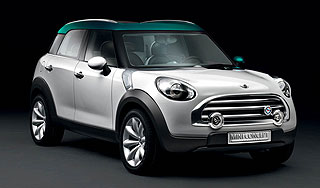 Mini раскрыл фото своего первого кроссовера Mini раскрыл фото своего первого кроссовера