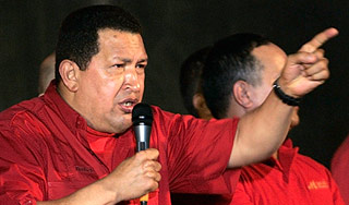 Чавес пугает Америку Россией Чавес пугает Америку Россией