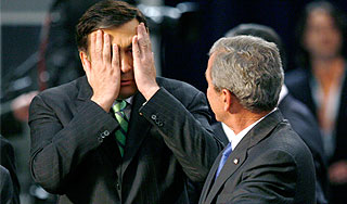 Саакашвили проигнорировал совет Буша Саакашвили проигнорировал совет Буша