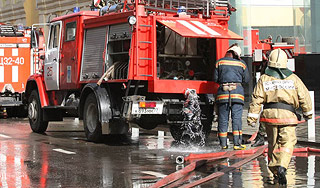 В Подмосковье вспыхнул крупный пожар В Подмосковье вспыхнул крупный пожар