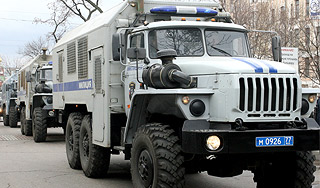 Милицейские авто оборудуют биотуалетами Милицейские авто оборудуют биотуалетами