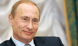 Путин показал журналистам опасный подарок Путин показал журналистам опасный подарок