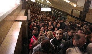 В московском метро сломался поезд В московском метро сломался поезд