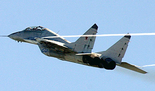 Под Читой упал истребитель МиГ-29 Под Читой упал истребитель МиГ-29