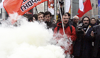 Акция против Лужкова прошла незамеченной Акция против Лужкова прошла незамеченной