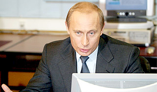 Путин запускает личный сайт Путин запускает личный сайт