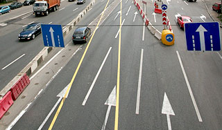 Власти Москвы придумали новую разметку Власти Москвы придумали новую разметку