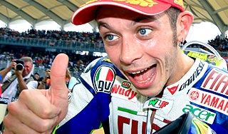 Валентино Росси протестировал Ferrari Валентино Росси протестировал Ferrari