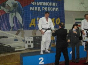 Сборная команда УВД – первая На пъедестале Почета – Виталий Минаков