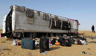 Почти 50 человек погибли в ДТП в Египте Почти 50 человек погибли в ДТП в Египте