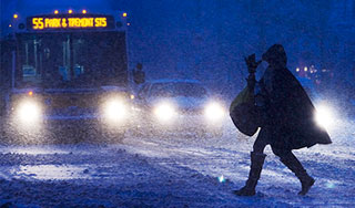 На США обрушились снегопады и морозы На США обрушились снегопады и морозы