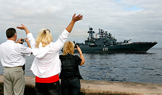 Корабли России удивили кубинцев Корабли России удивили кубинцев