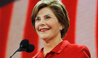 Джорджа Буша взяла под защиту женщина Джорджа Буша взяла под защиту женщина