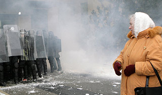 Вильнюс отдыхает после беспорядков Вильнюс отдыхает после беспорядков