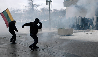 Беспорядки в Вильнюсе "не были спонтанными" Беспорядки в Вильнюсе "не были спонтанными"