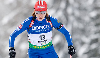 Россиянка выиграла гонку преследования Россиянка выиграла гонку преследования