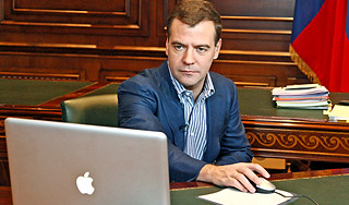 Блог Медведева поставил рекорд Блог Медведева поставил рекорд