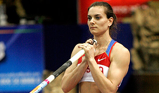 Исинбаева установила исторический рекорд Исинбаева установила исторический рекорд