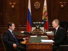 Дмитрий Медведев провёл рабочую встречу с губернатором Брянской области Николаем Дениным