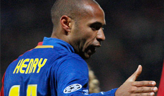 Анри спас "Барселону" в Лиге чемпионов Анри спас "Барселону" в Лиге чемпионов