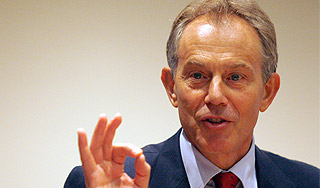 Тони Блэр инспектирует сектор Газа Тони Блэр инспектирует сектор Газа