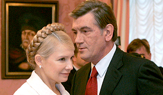 Ющенко борется с Тимошенко газом Ющенко борется с Тимошенко газом