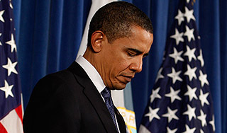 Обама стремительно седеет Обама стремительно седеет