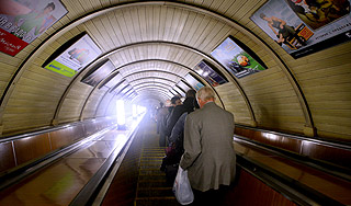 В московском метро закроют эскалаторы В московском метро закроют эскалаторы