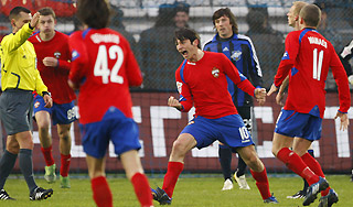 Игроков ЦСКА просмотрел скаут "Челси" Игроков ЦСКА просмотрел скаут "Челси"