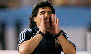 Марадоне помог победить внук Марадоне помог победить внук