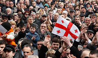 100 тысяч грузин гонят Саакашвили 100 тысяч грузин гонят Саакашвили