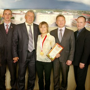 Брянская дзюдоистка Наталья Кузютина встретилась с городской администрацией