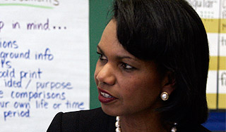 Школьник из России смутил Кондолизу Райс Школьник из России смутил Кондолизу Райс