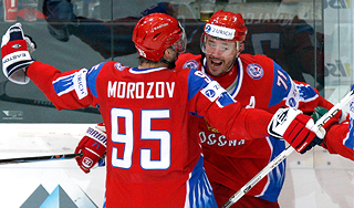 Сборная России с трудом вышла в полуфинал Сборная России с трудом вышла в полуфинал