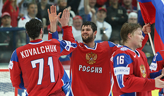 Медведев и Путин поздравили хоккеистов Медведев и Путин поздравили хоккеистов