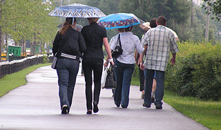 Москву ожидает неделя дождей Москву ожидает неделя дождей