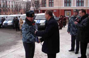 Еще 25 «ГАЗелей» пополнили парк милицейских автомобилей