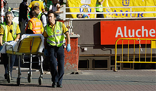В Мадриде столкнулись электрички с людьми В Мадриде столкнулись электрички с людьми