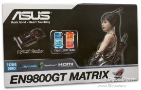 Обзор видеокарты ASUS EN9800GT Matrix