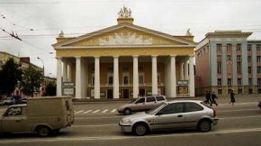 На проспекте Ленина огромные пробки