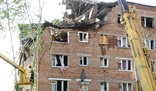 Растет число погибших от взрыва в Омске Растет число погибших от взрыва в Омске